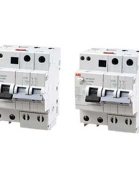 ABB现货漏电断路器GSE201AC-C6/0.03小型保护GSE201LA-C20/防漏电