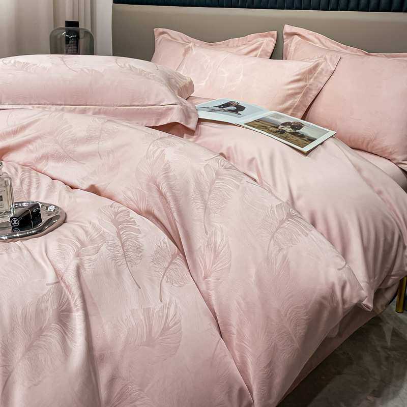 A类春夏冰丝凉感天丝棉床品仅床单圆角花边单件