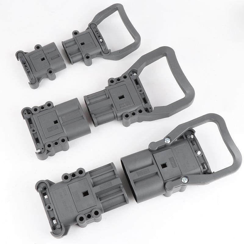 REMA林德电动叉车充电插头大电流电瓶连接器公母头80A160A320A