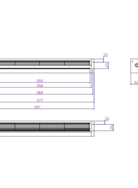 HY30350 AC 220V 含油电机 横流风机 贯流风扇 风幕机