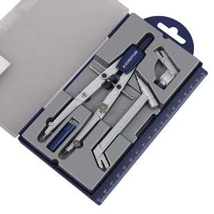 德国施德楼550 02带刻度直尺笔夹针脚速动中车多功能制图圆规