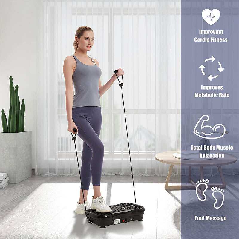 跨境家用甩脂机震动机懒人站立式健身锻炼抖抖震动板 迷你塑身