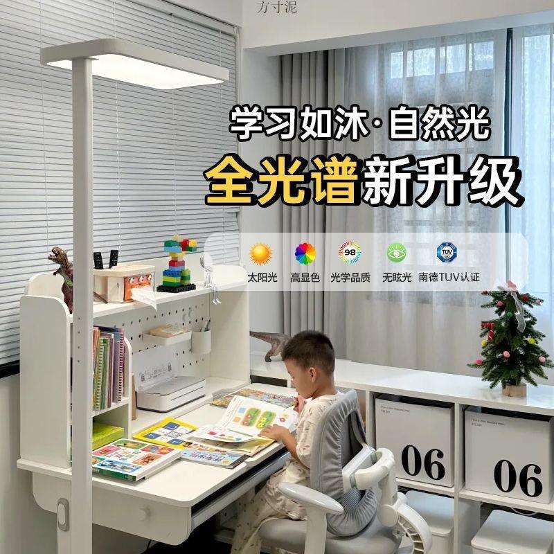 2025新款大路灯儿童落地立式台灯全光谱作业书桌专用防近视教室阅