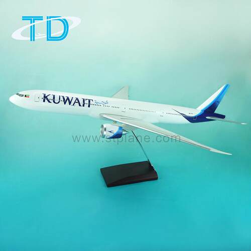 合成树脂飞机 B777飞机模型 科威特航空 摆件飞机 收藏品纪念品