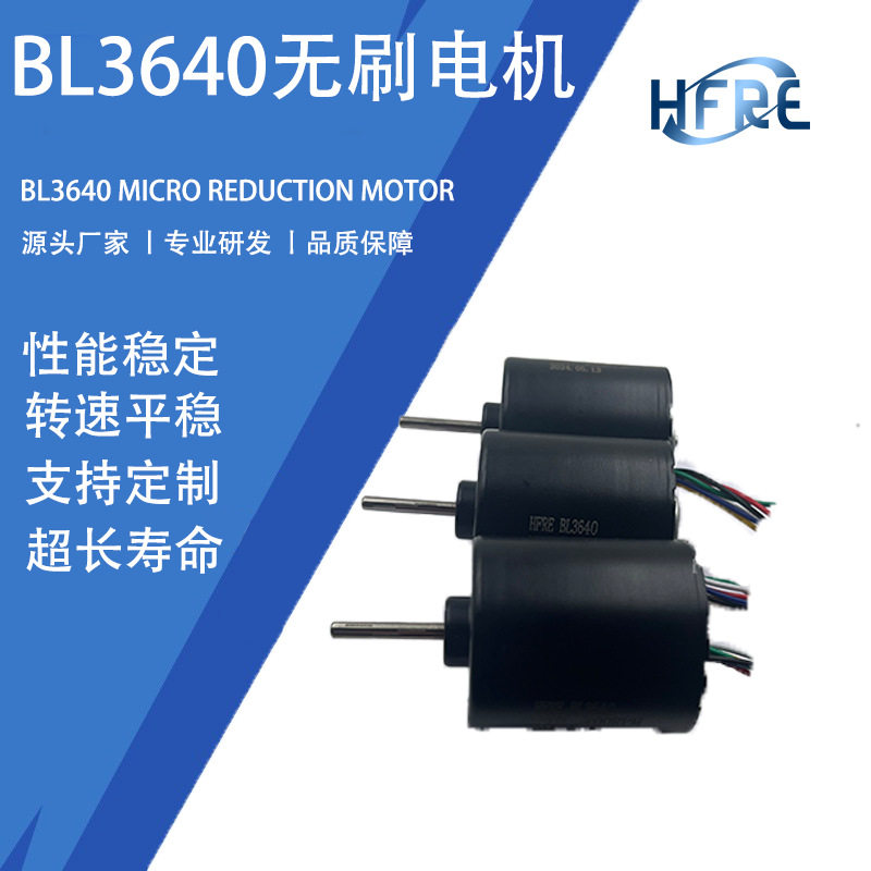 直流无刷电机BL3640吹风机吸尘器风扇搅拌器减速电机