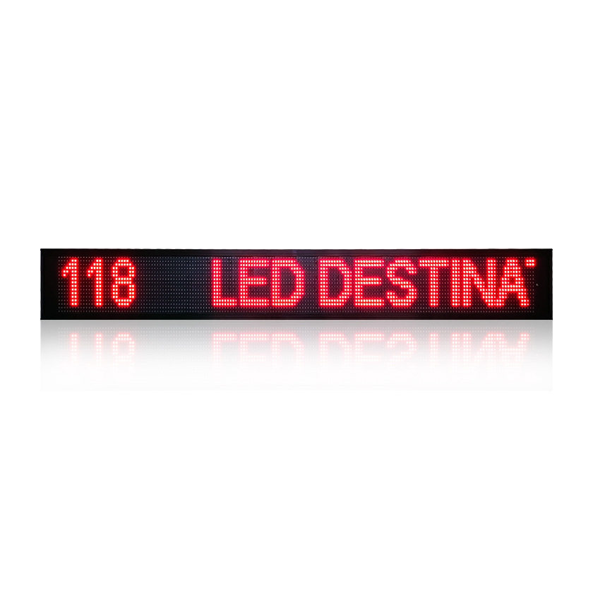 公交车LED前后侧路牌大巴车LED走字屏全彩车内广告屏线路牌