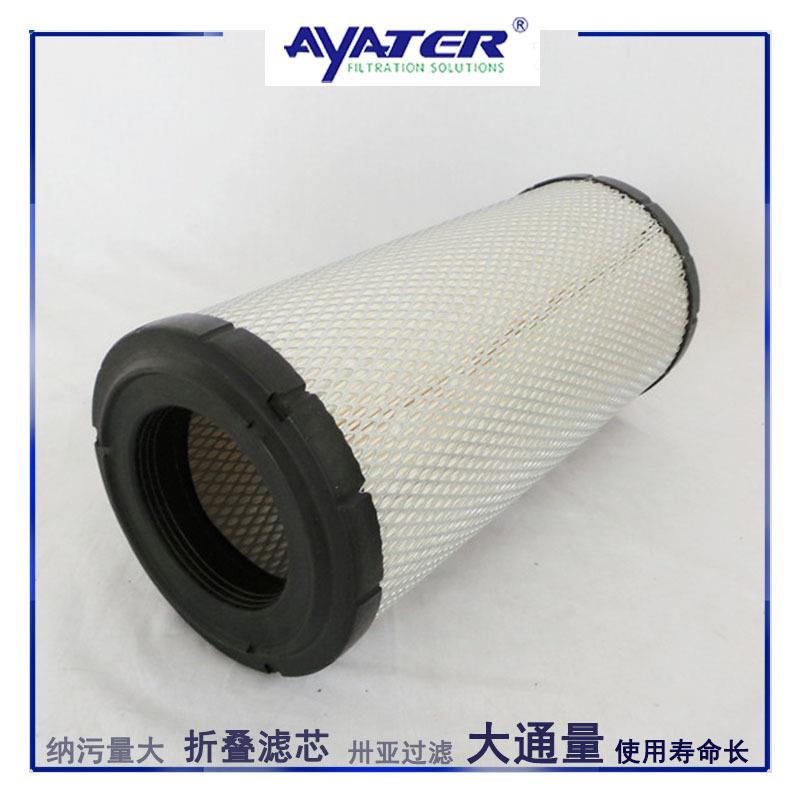螺杆空压机空滤压缩机空气滤筒尺寸精度可来样制作折叠滤纸过滤