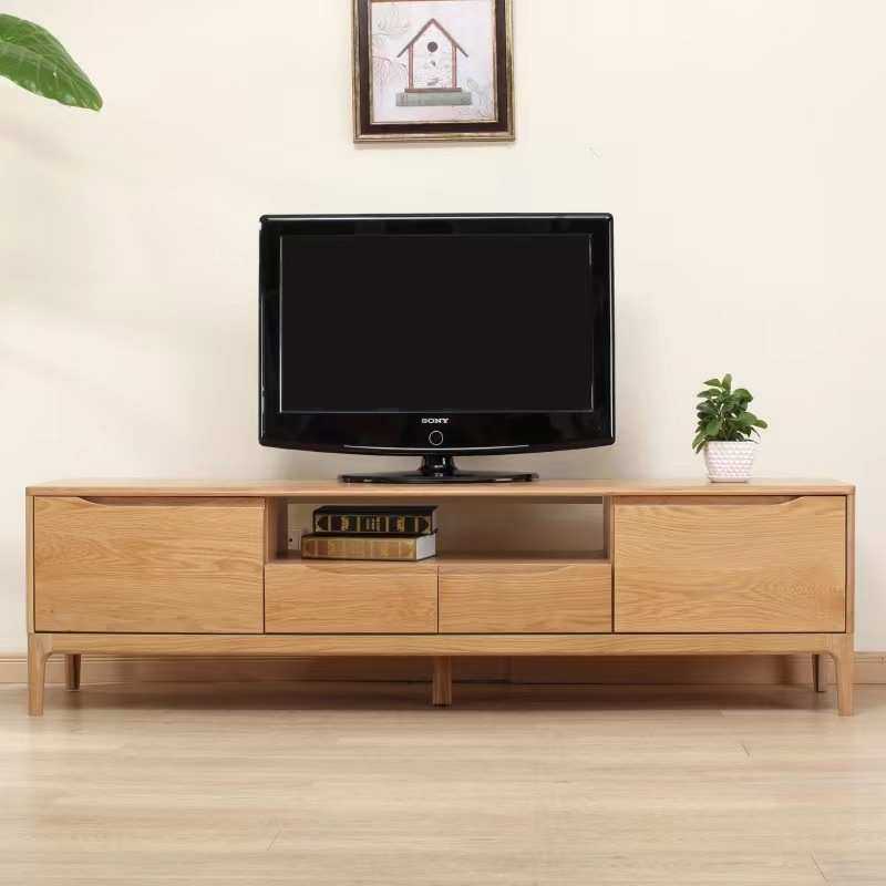 北欧纯实木电视柜茶几组合简约现代小户型白橡木大茶桌视听柜,3C数码配件,USB灯,淘宝优惠券,粉丝福利购,淘宝优惠卷