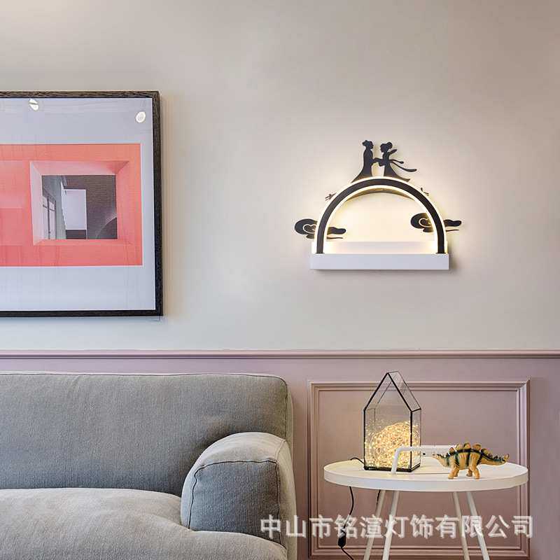 北欧led壁灯卧室床头灯现代简约创意壁灯过道装饰墙壁灯