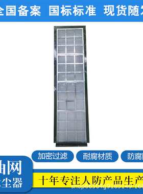 人防油网滤尘器管式1*2LWP-X/D防化通风滤毒设备人防专用