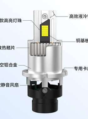 汽车led大灯直插一体D1S led灯泡D2S/D3S led车灯D4S/D4R汽车大灯
