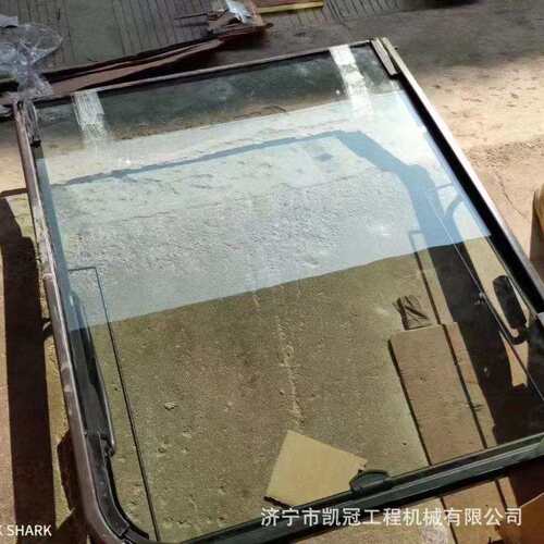 现货销售挖掘机全车玻璃 EC300挖掘机玻璃 驾驶室 门锁 窗户框