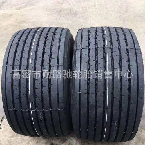 快递物流运输车轮胎445/45R19.5 435/50R19.5平板拖车挂车轮胎