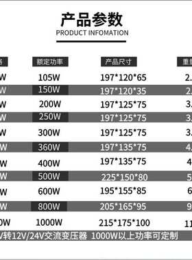 防水环形变压器 led电源地埋灯水底灯灌胶220转交流输出AC24V/12V