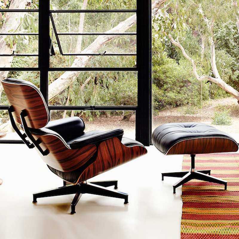 伊姆斯轻奢躺椅沙发椅eames现代简约设计师单人轻奢老板办公椅子