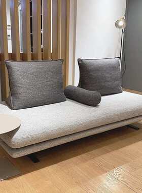 法国ligne-roset写意空间布艺沙发设计师PRADO直排三人位双面沙发