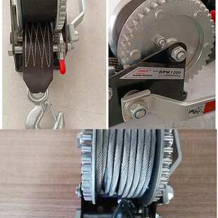 宣科手摇绞盘多型号小型绞车 手动卷扬机双向安全自锁式手摇绞盘