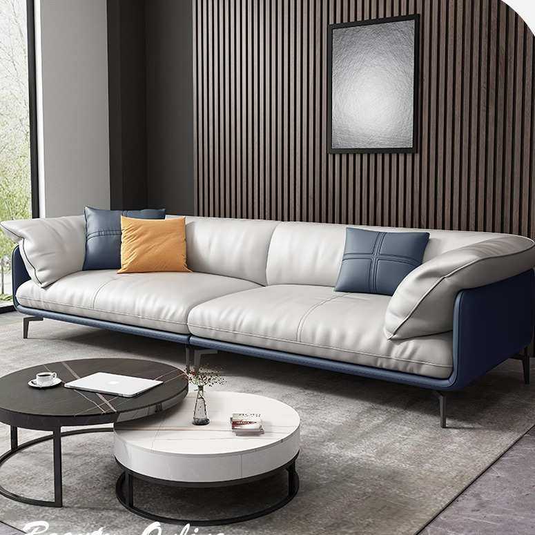 北欧布艺沙发现代简约三人纳米科技布家用客厅出租房经济型小户型