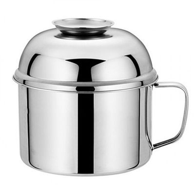 双层便携分格快餐杯高温可微波炉加热饭盒学生上班带把不锈钢缸子