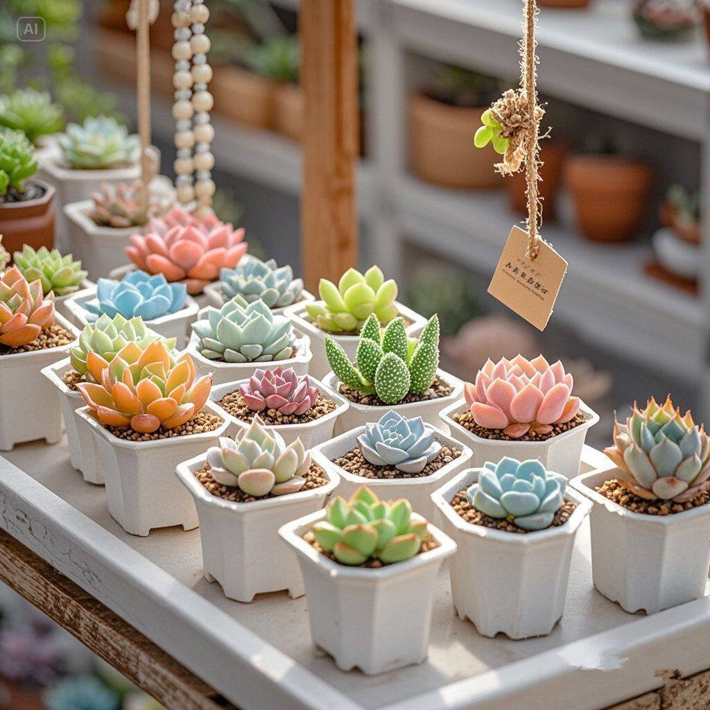 多肉植物品种大全室内阳台办公室桌面小盆栽组合一整箱绿植花卉