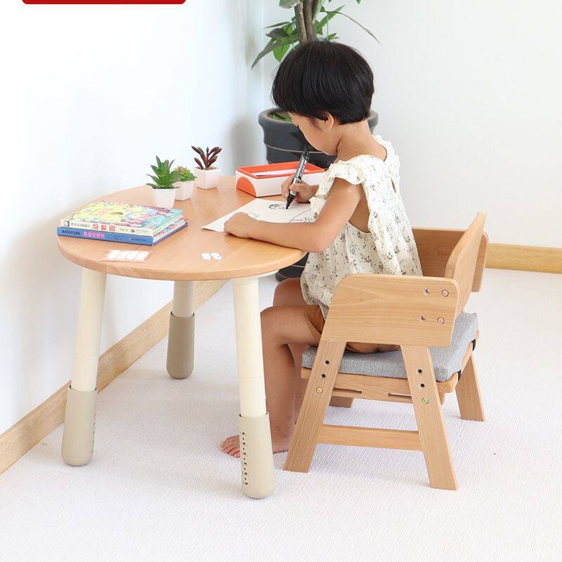日本Aooboy儿童椅靠背椅实木可升降家用学习小椅子宝宝板凳幼儿园