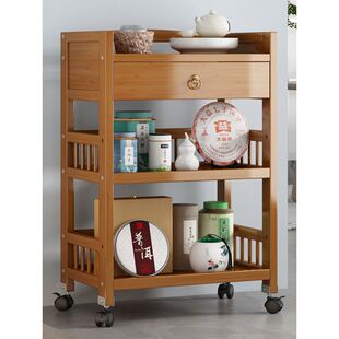 茶台旁边置物架茶桌旁边的置物架超窄旁边的小茶几茶茶桌旁边的置