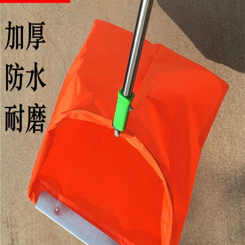 加厚防风簸箕垃圾兜大号不锈钢杆垃圾布兜便携收集袋垃圾铲畚箕