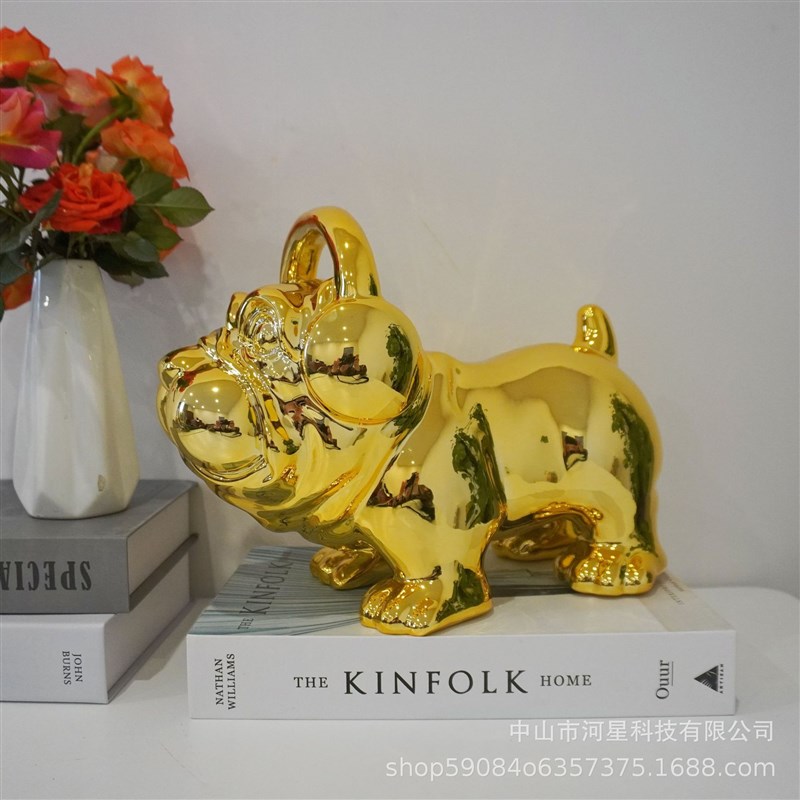 现货时尚树脂工艺品卡通狗家居送礼装饰客厅书房S卧室花园小狗摆