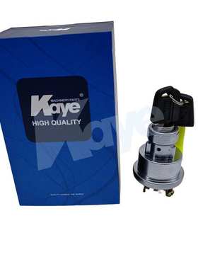 挖机配件CATE320/200B/C7/C9/C13点火开关5线启动锁头3E-0156