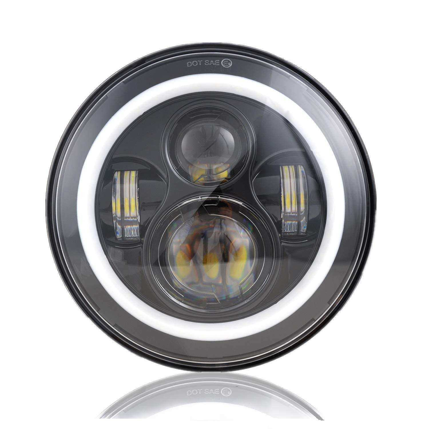 牧马人7寸LED大灯越野车汽车改装灯天使眼转向灯4寸雾灯前大灯,3C数码配件,USB灯,淘宝优惠券,粉丝福利购,淘宝优惠卷