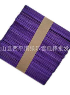 雪糕棒彩色直边114*10*2mm冰棍棒  木棒手工模型材料一万支装
