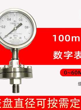 上仪四厂Y-100BFZ/Z/ML/316L隔膜压力表 全不锈钢 卫生型高温高压