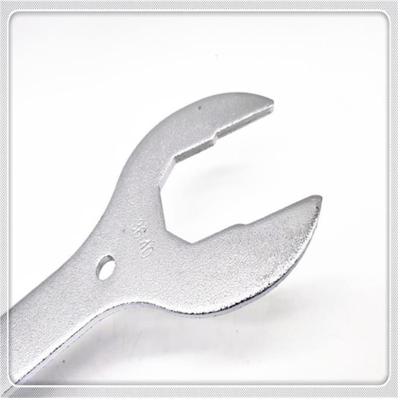 自行车车头碗g呆头扳手拆卸中轴工具前叉两头大开口扳手薄片大扳