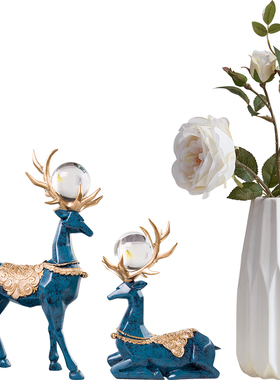 北欧装饰摆件家居客厅电视酒柜装饰品现代简约摆设品工艺品小创意