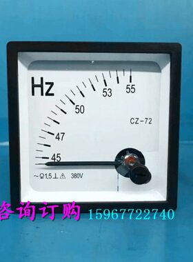 流表038C10指针55-0Z周波 /频率72H表-Z 45220 V赫兹表V交式V