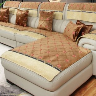 高端真皮沙发垫夏季坐垫防滑夏四季通用沙发套罩盖巾布毯时尚新款