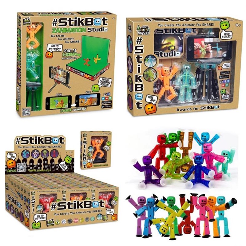 棍棒机器人吸盘机器人y棍棒人动物摄影木偶Mult