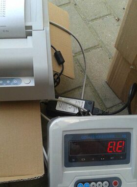 豪次数总重DI10配地磅平台仪表Q称重打印机的电子秤显示器秋秤-