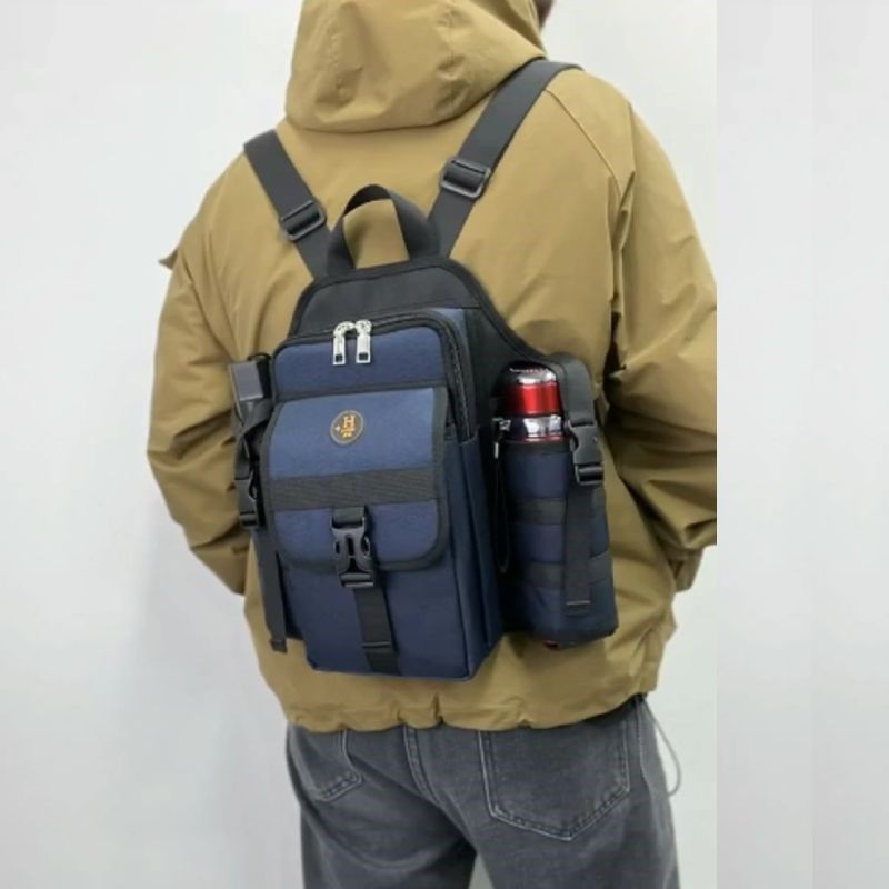 2025游玩小巧轻便防泼水7.5CM水杯伞位H男女双肩背IPADMINI逛街包