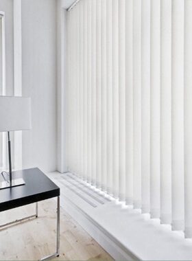 电动竖垂遮光定制手动直竖办公室遮阳卧室帘百叶窗帘隔断折帘式光