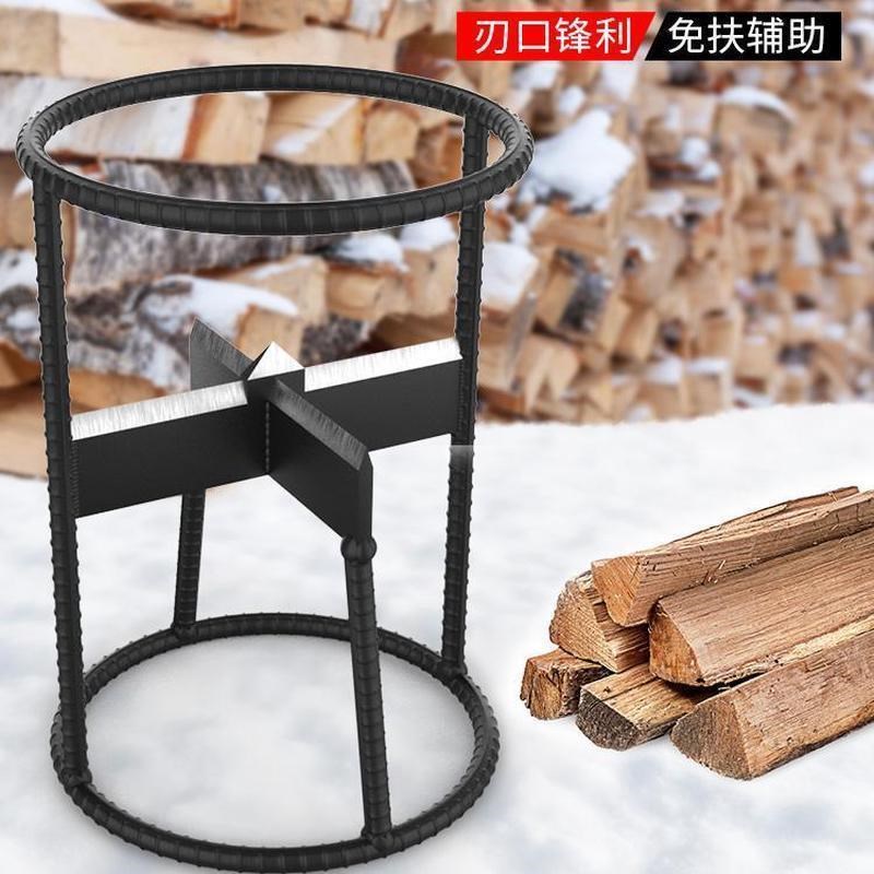 劈柴神器家用农村l户外手动快速十字劈材机大号木工斧砍柴专用工