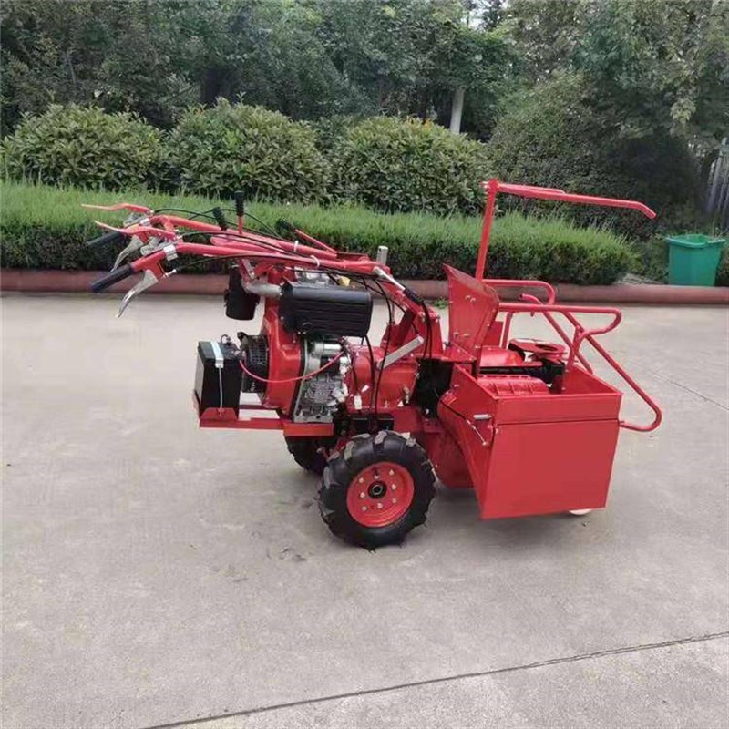 2023新d款升级版玉米收获机15马力柴油电起动手扶玉米收获机