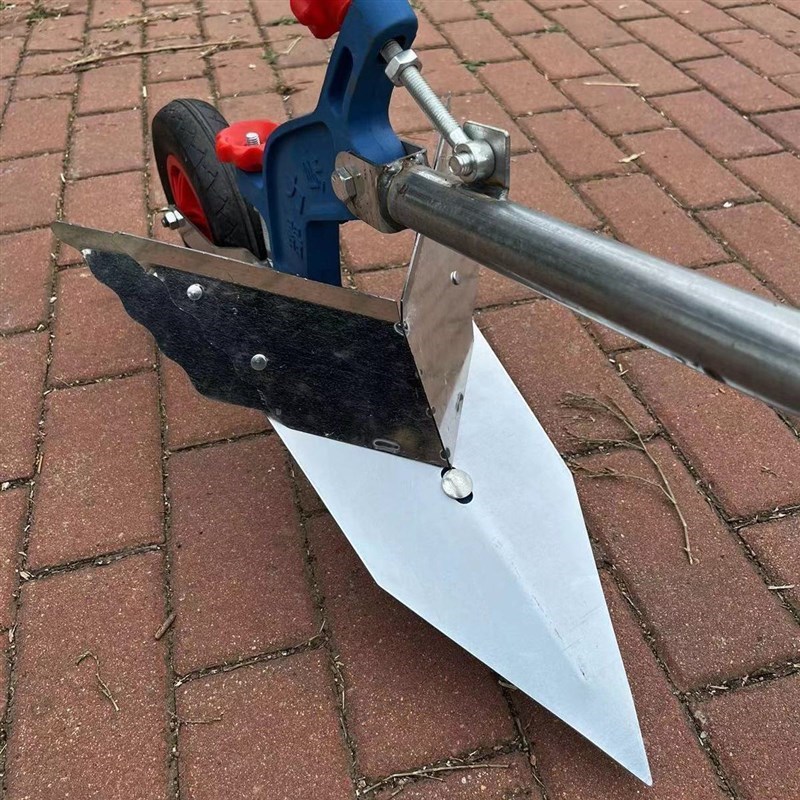 手拉犁微耕机铧式犁农村农民人力A手捞J犁开沟犁起垄器开沟器农机