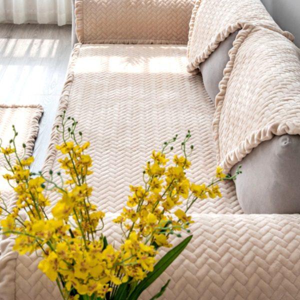 冬季短毛绒沙发垫加厚防滑现代法兰绒客厅实木皮沙发套北欧毛绒垫,居家布艺,沙发垫,淘宝优惠券,粉丝福利购,淘宝优惠卷