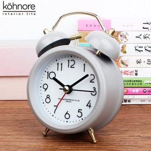 懒人闹铃起床神器创意闹钟学生女孩用静音强力叫醒儿童摆台式时钟