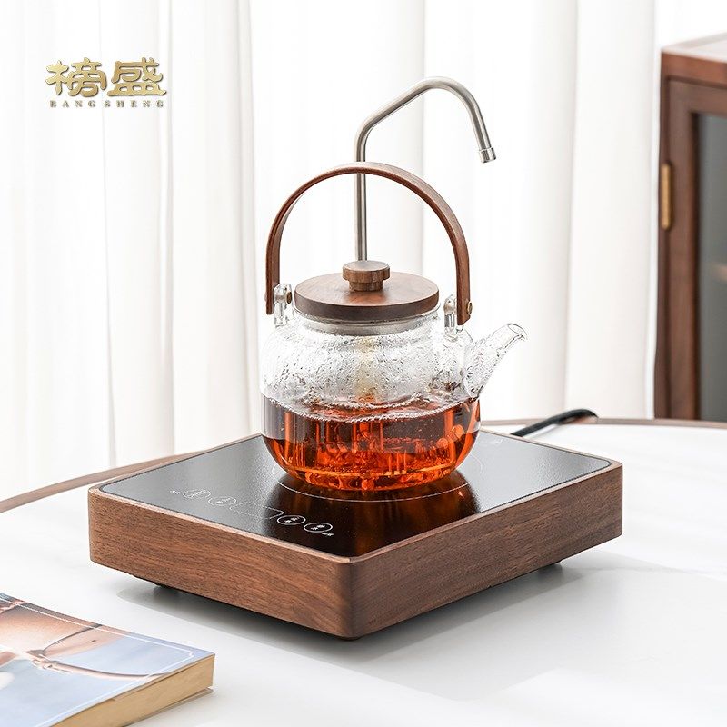 8m9煮茶器f全自动一体式上水小型电陶炉烧水壶耐热玻璃煮茶壶