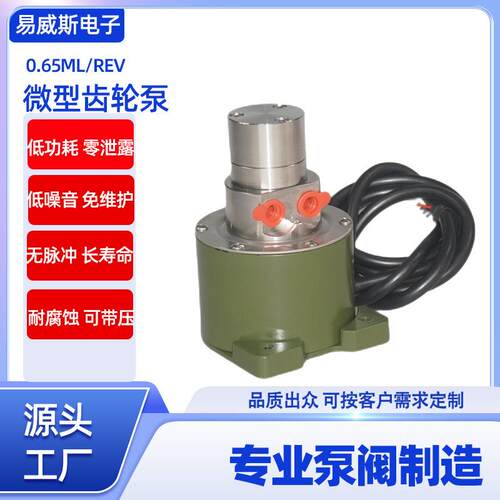 厂家直销磁力驱动计量泵 不锈钢喷码机微型齿轮泵 磁力驱动计量泵