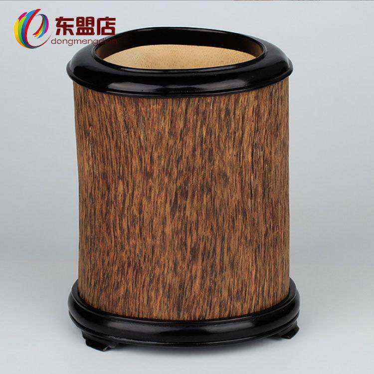 老料高油越南芽庄沉香木笔筒摆件木办公用品现货居家文房四宝送礼