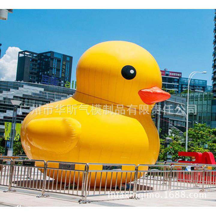 水上广告 充气大黄鸭模型 展览 会展 庆典 活动广告用品 厂家直销