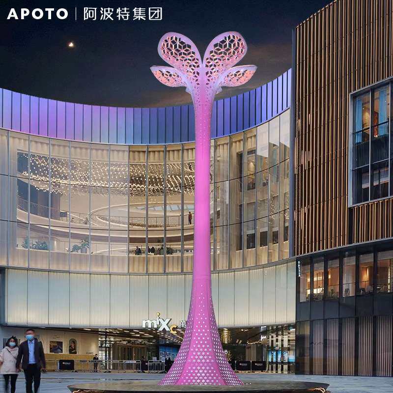 户外大型花朵绚烂之花景观灯雕塑街区景区广场酒店园林地标性灯光